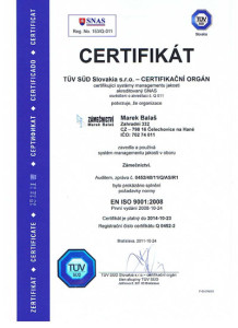 ISO - certifikát
