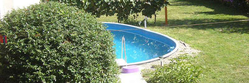 jardin, piscine