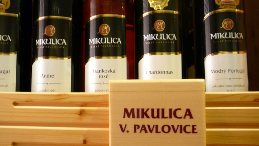 Hustopeče Wine Shop - wines Mikulica