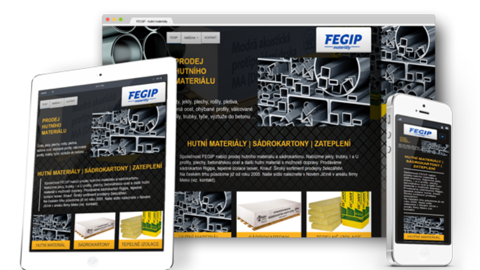 FEGIP – matériel métallurgique, sádrokartony, isolation